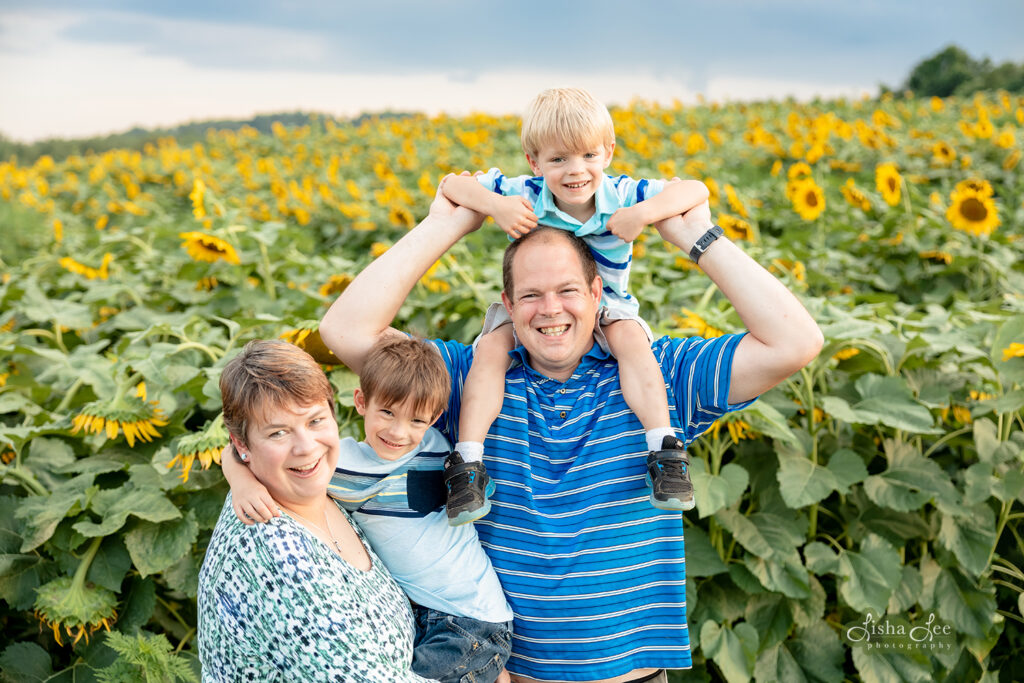 sunflower family photography